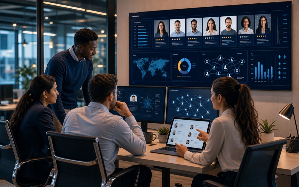 HR and recruitment AI visual
