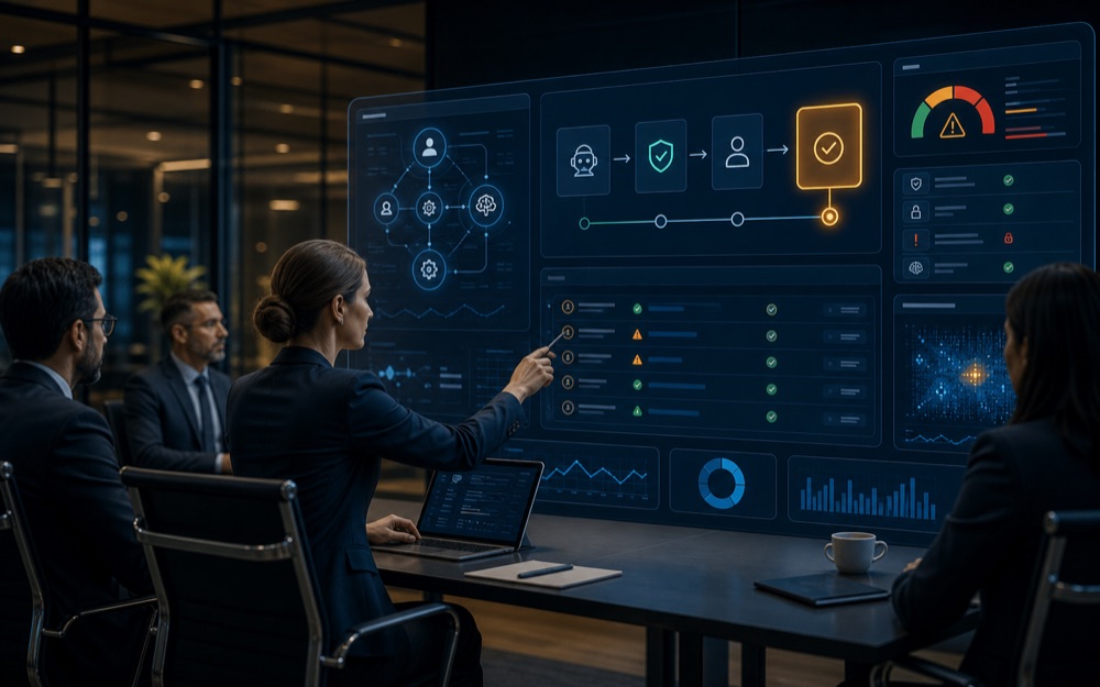 Responsible AI governance and agent control console