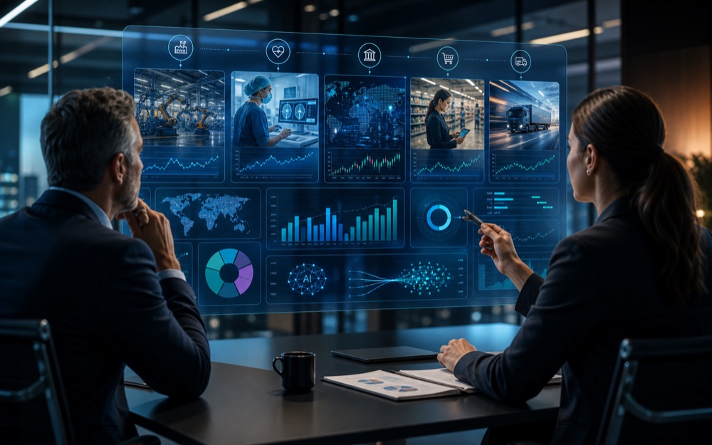 Industry AI transformation across operations, documents, customers, and decisions